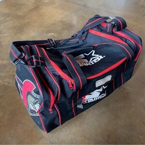 VTG Rare 90s Starter Ottawa Senators Hockey Black Red Duffel Bag